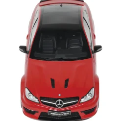 2014 Mercedes-Benz C63 AMG Edition 507 -Red 1:18 Scale Cast Resin Model Car by GT Spirit