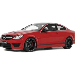 2014 Mercedes-Benz C63 AMG Edition 507 -Red 1:18 Scale Cast Resin Model Car by GT Spirit