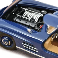1954 Mercedes-Benz 300 SL - Blue 1:18 Scale Diecast Model Car by Norev