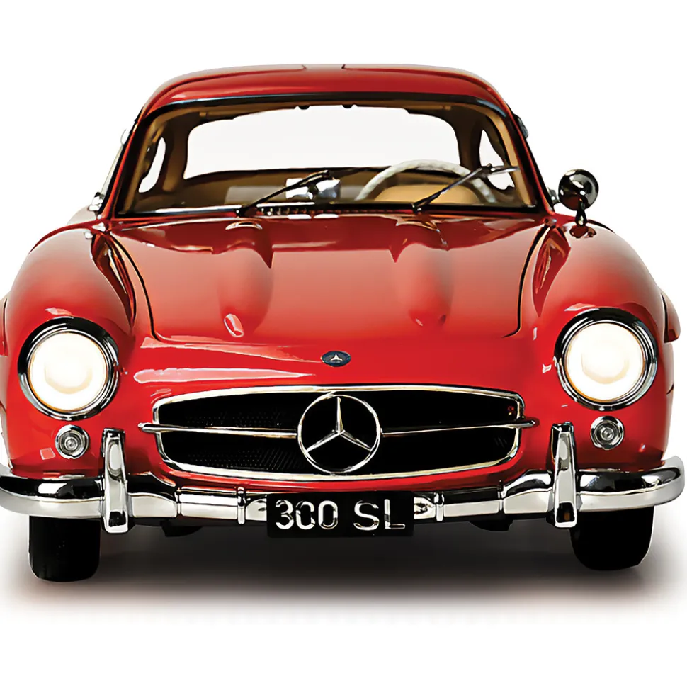1955 Mercedes Benz 300SL Gullwing Coupe - Red 1:8 Scale Diecast Model Car by IXO Models