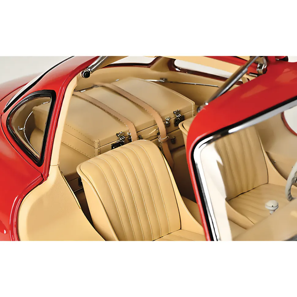 1955 Mercedes Benz 300SL Gullwing Coupe - Red 1:8 Scale Diecast Model Car by IXO Models