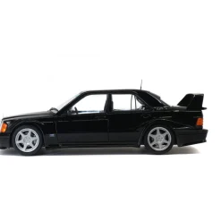 1990 Mercedes-Benz 190 (W201) Evo II - Black 1:18 Scale Diecast Model Car by Solido