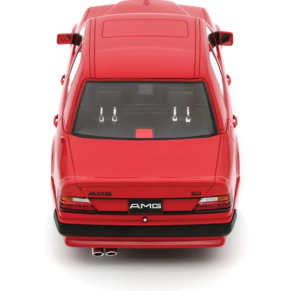 1987 Mercedes 300E AMG 6.0 - Red 1:18 Scale Cast Resin Model Car by Ottomobile