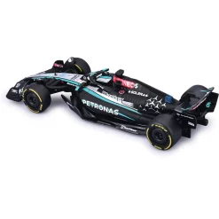 2024 Mercedes F1 Semi Truck w/W15 - Russell #63 1:43 Scale Diecast Model Car by Bburago