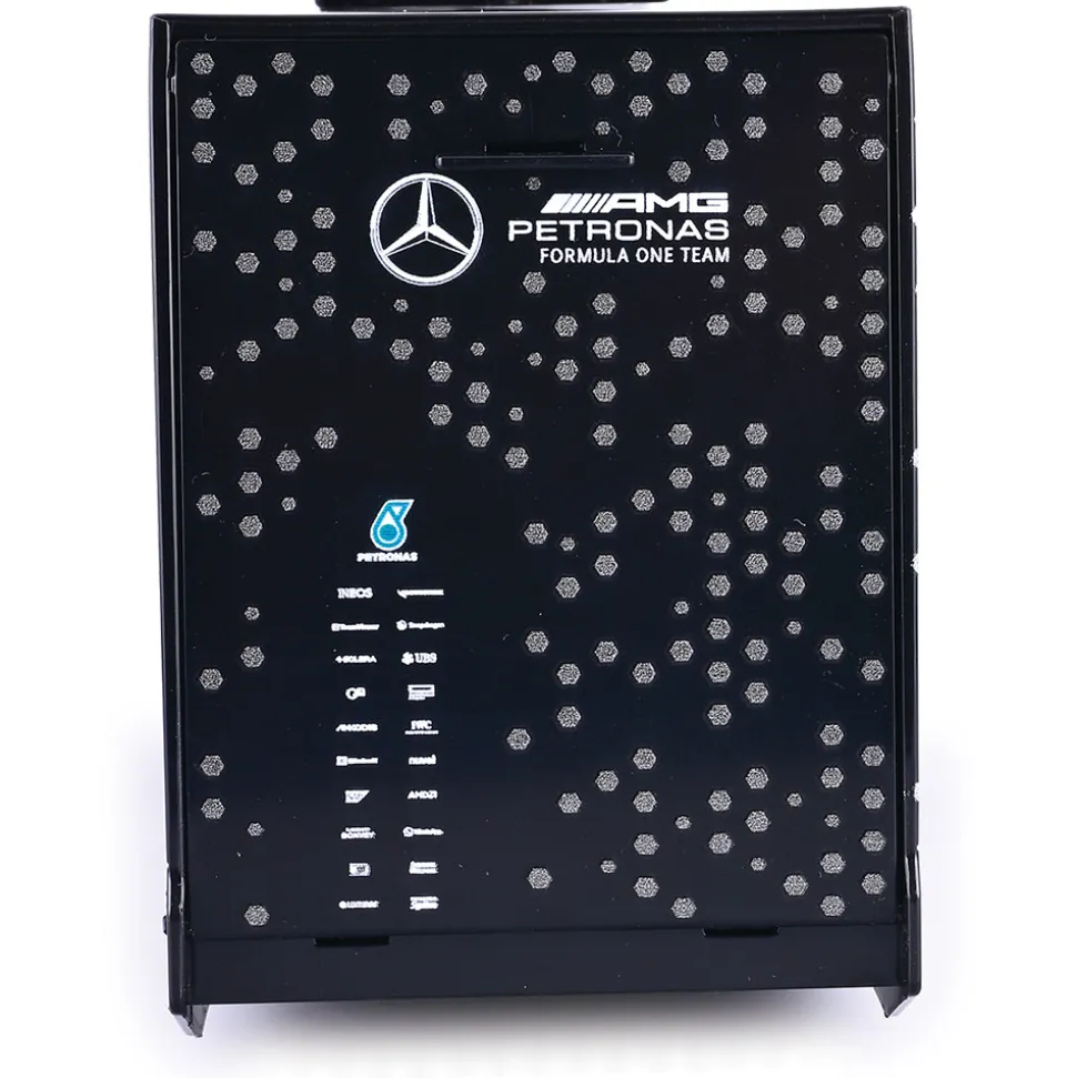 2024 Mercedes F1 Semi Truck w/W15 - Russell #63 1:43 Scale Diecast Model Car by Bburago