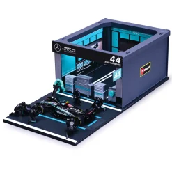 2024 Mercedes F1 W15 Pit Pass - Hamilton #44 1:43 Scale Diecast Model Car by Bburago