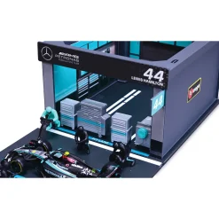 2024 Mercedes F1 W15 Pit Pass - Hamilton #44 1:43 Scale Diecast Model Car by Bburago