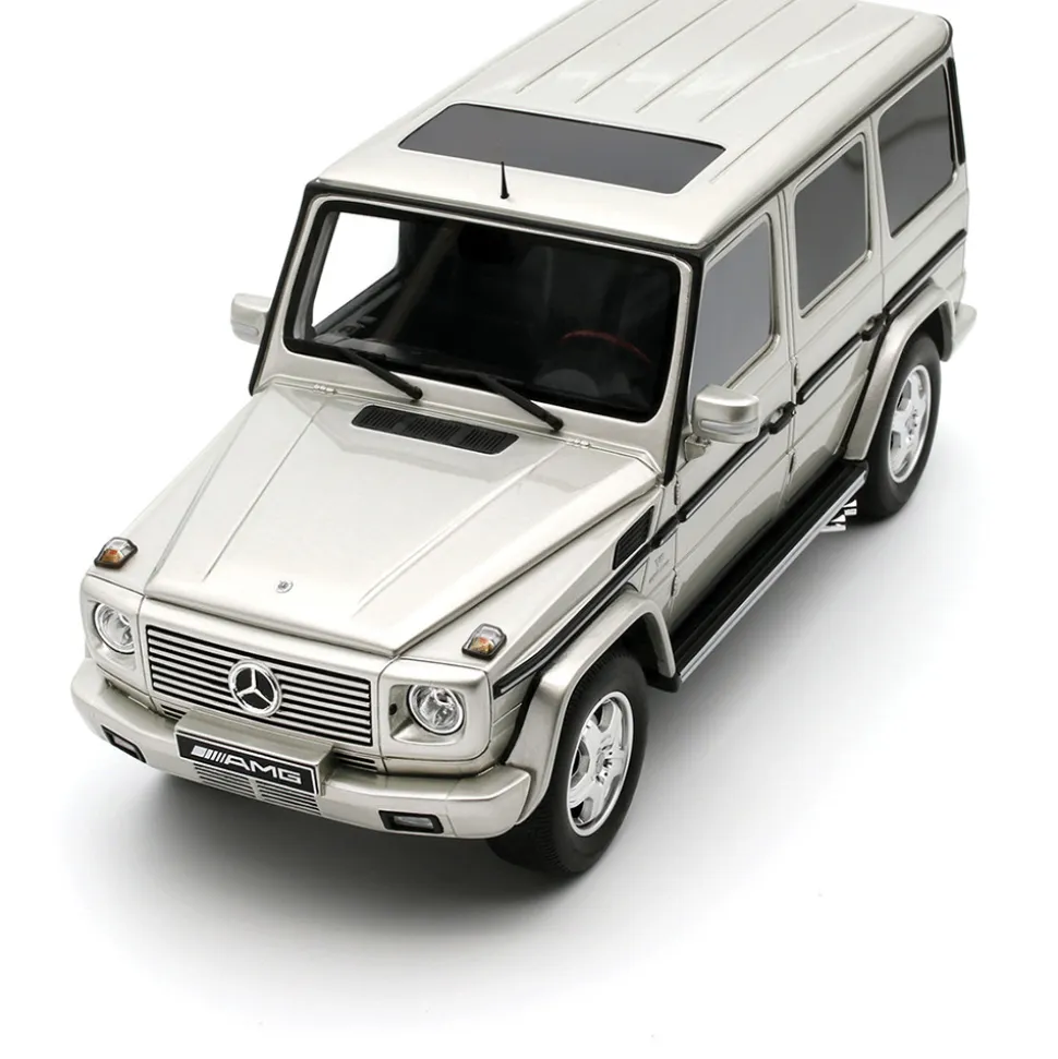 2003 Mercedes G-Class 55 AMG - Iridium Silver 1:18 Scale Cast Resin Model Truck by Ottomobile