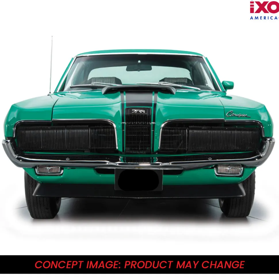 1970 Mercury Cougar Eliminator 428 CJ - Competition Green 1:43 Scale Diecast Model Car by IXO Models