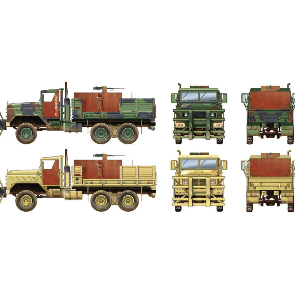 M923 “Hillbilly” Gun Truck 1/35 Kit 1:35 Scale Plastic Model Kit by Italeri
