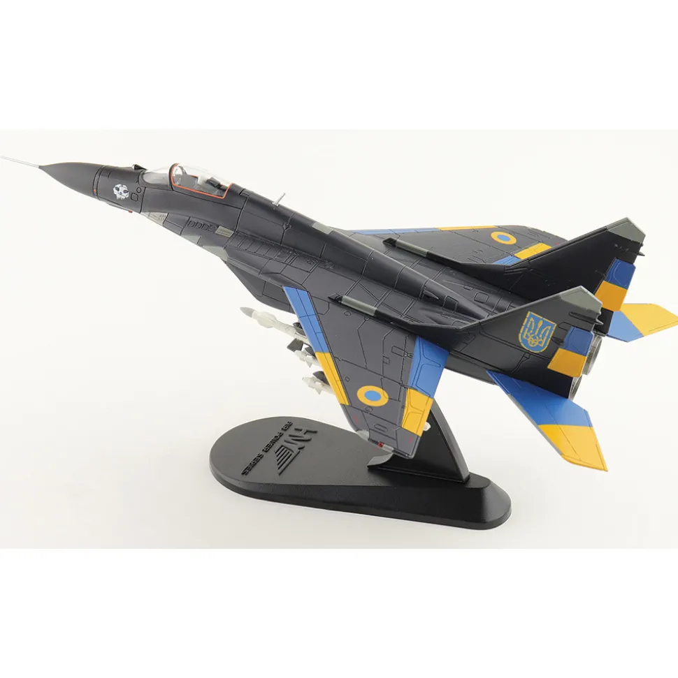 MiG-29MU1 Fulcrum-C 1/72 Die Cast Model - HA6525 40th Tactical Aviation Brigade, Ukrainian AF, Vasylkiv AB, 2 1:72 scale Metal by Hobby Master