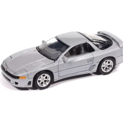 1993 Mitsubishi 3000GT VR-4 - Zurich White Pearl 1:64 Scale Diecast Model Car by Auto World