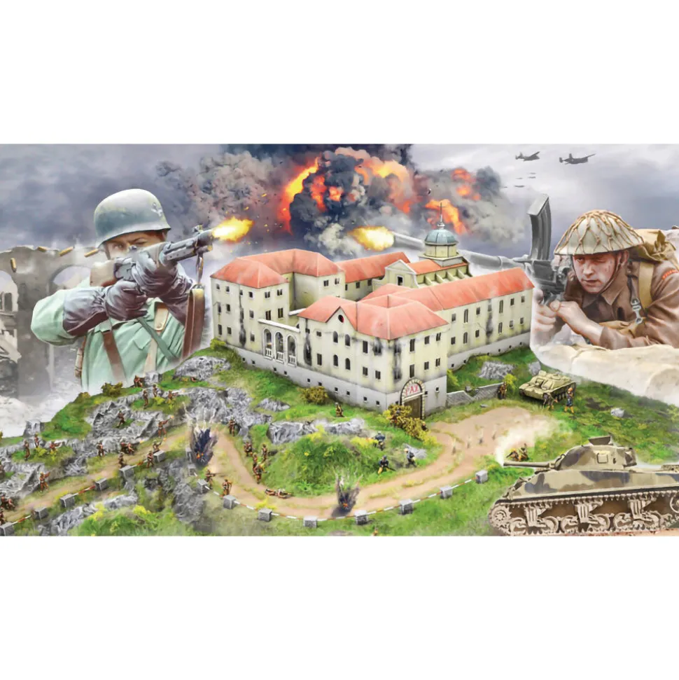 Montecassino Abbey 1944 1/72 FIGURE KIT 1:72 Scale Plastic by Italeri