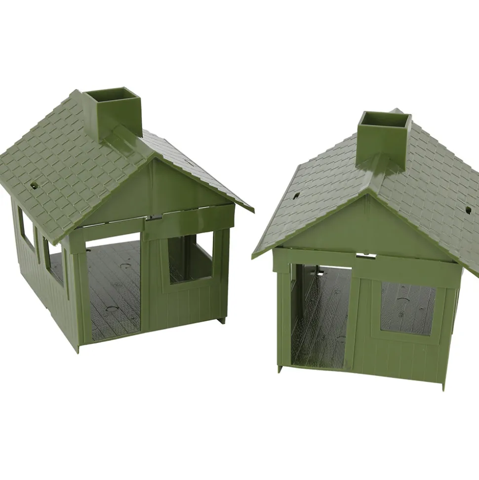 MPC Bunkhouse Building OD Green BMC TOYS (67110) 1:32 scale Plastic by BMC Toys