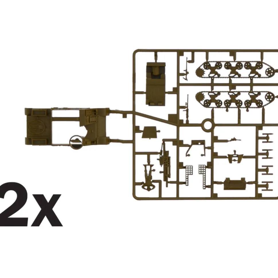M7 Priest / Kangaroo 1/72 Kit 1:72 Scale Plastic Model Kit by Italeri