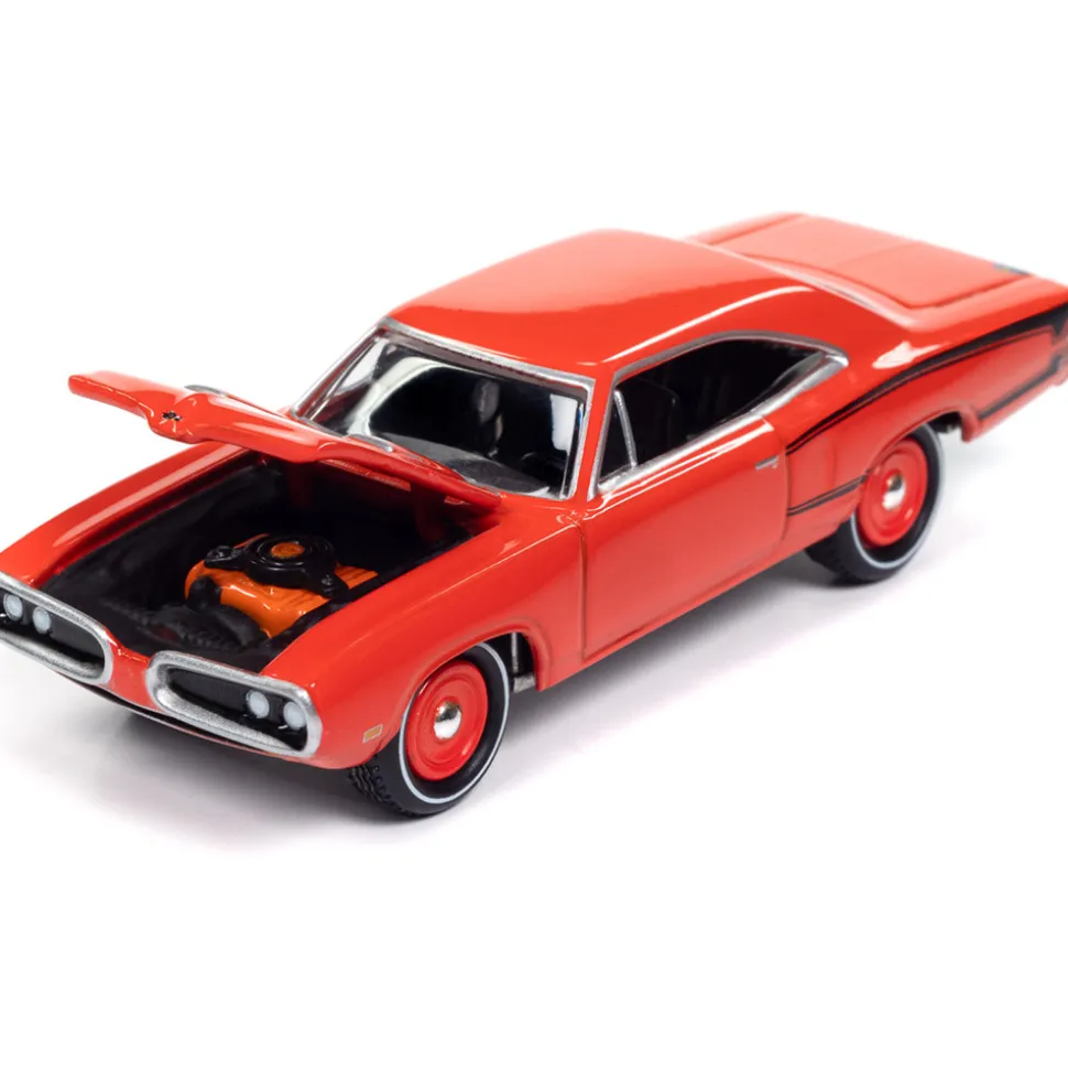 1979 Mr. Norm's Dodge Super Bee - Hemi Orange w/Black “C” Stripe 1:64 Scale Diecast Model Car by Johnny Lightning