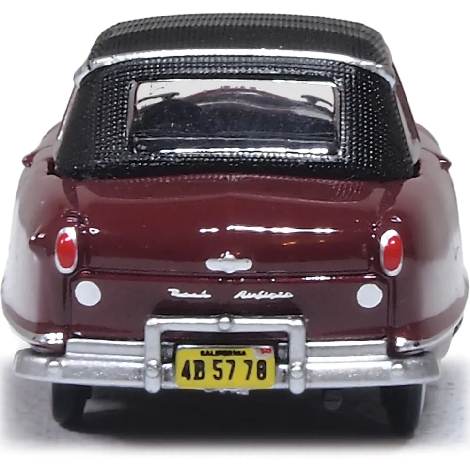 Nash Rambler Custom Landau Convertible - Sunset Maroon (Closed) 1:87 Scale by Oxford Diecast