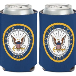 Navy Doublesided Can Cooler LS9318CNAV by Ramson's Imports, Inc