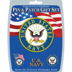 Navy Pin & Patch Gift Set DIS0004 (PP012) by Eagle Emblems