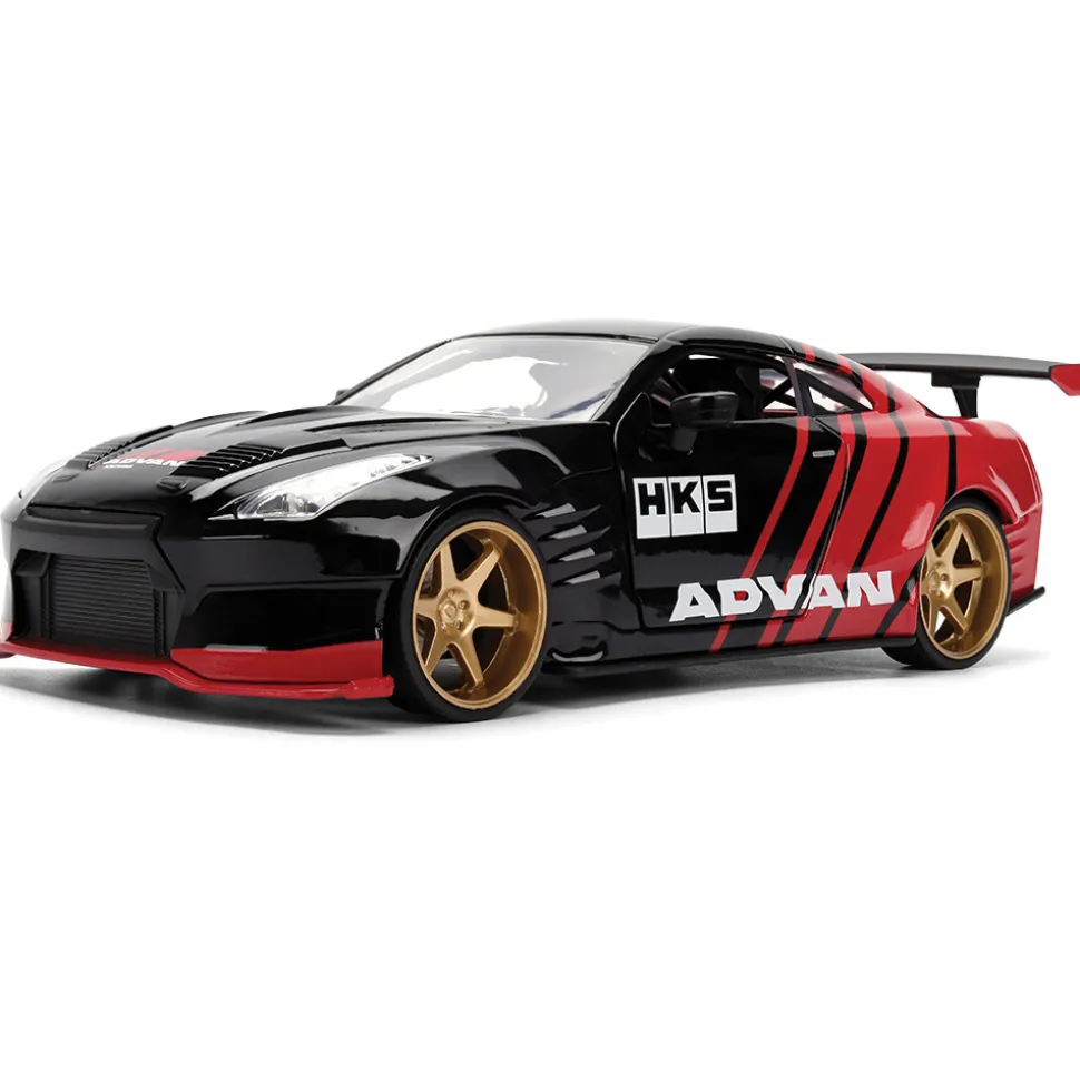 2009 Nissan GT-R (R35 (Ben Sopra Kit) - Advan 1:24 Scale Diecast Model Car by Jada Toys