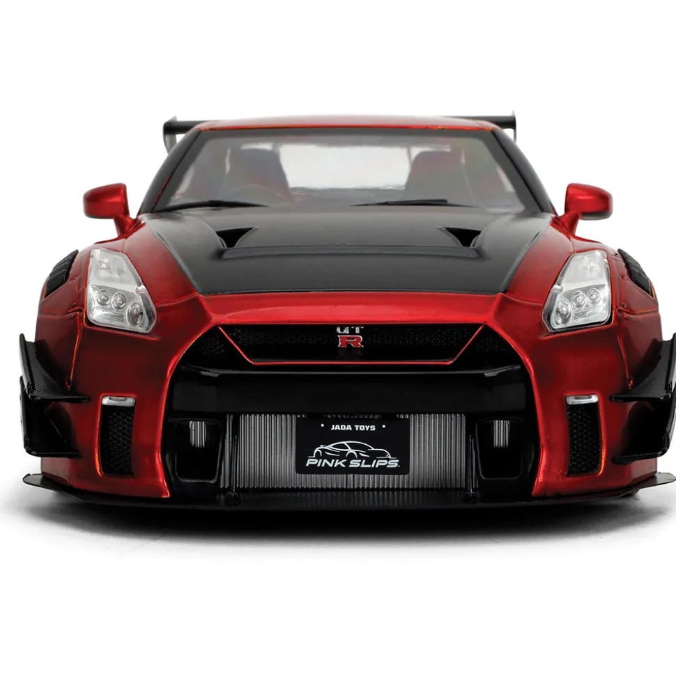 Nissan GT-R (R35) - LIBERTY WALK Red 1:18 Scale Diecast Model Car by Pink Slips