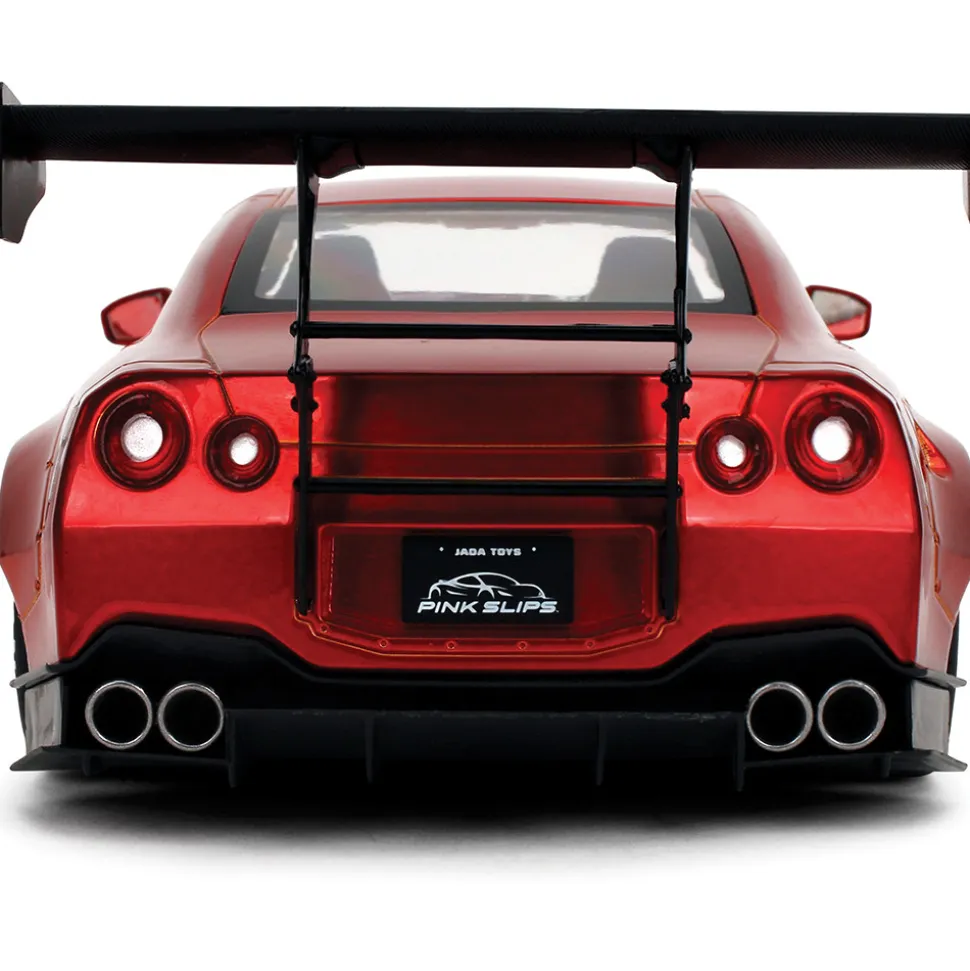 Nissan GT-R (R35) - LIBERTY WALK Red 1:18 Scale Diecast Model Car by Pink Slips