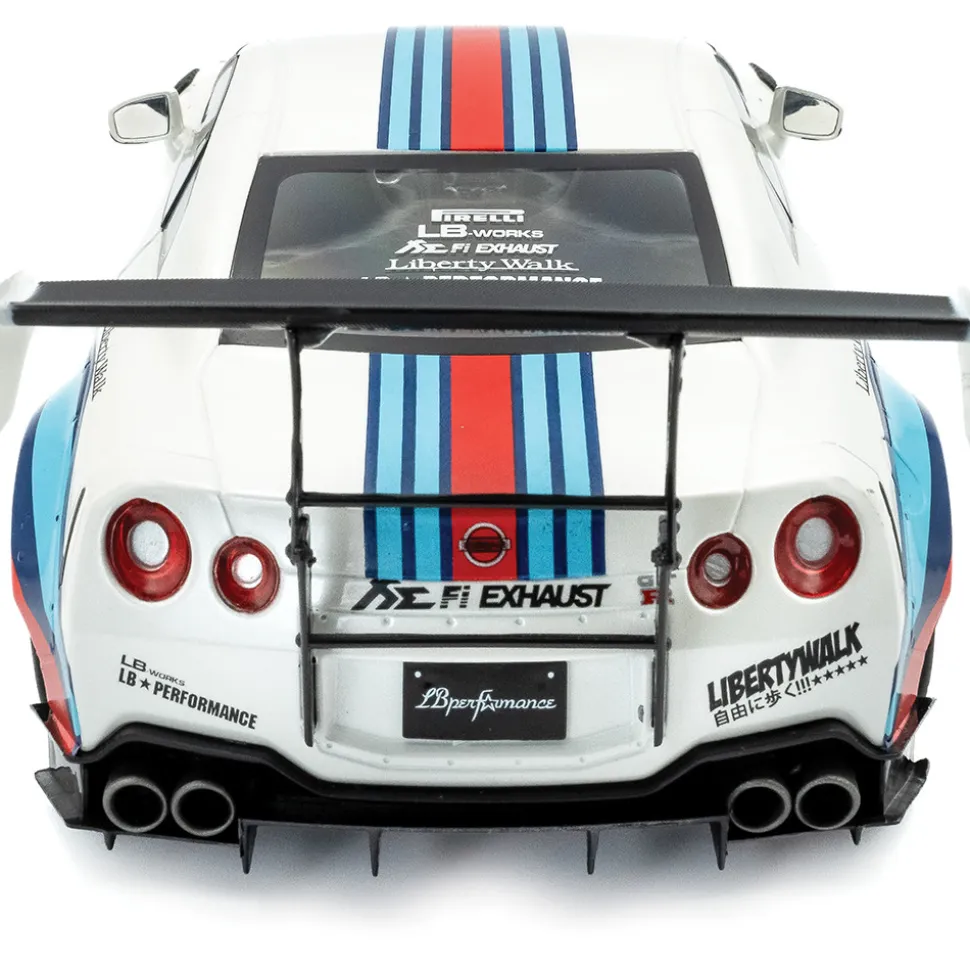 2024 Nissan GT-R (R35) W/ Liberty Walk Body Kit 2.0 M 1:18 Scale Diecast Model Car by Solido