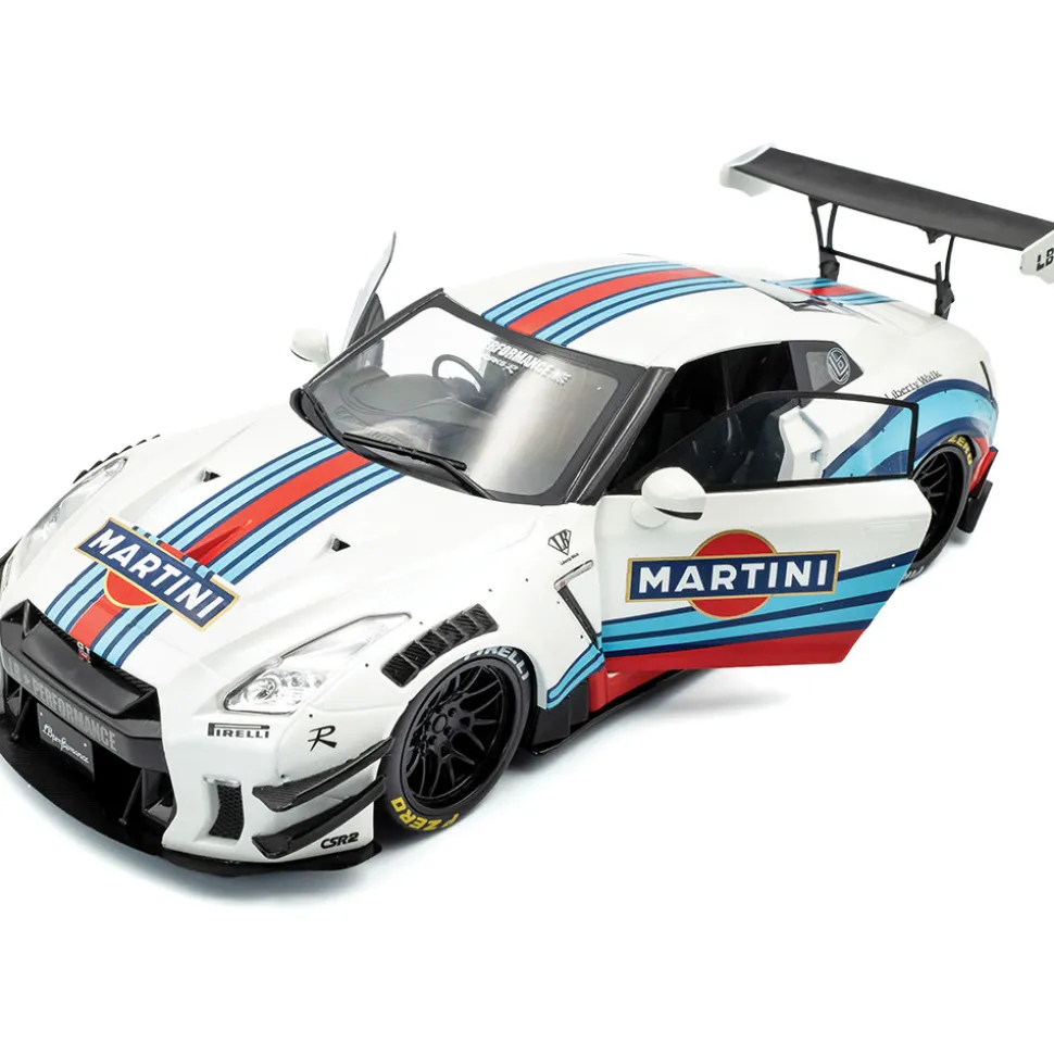 2024 Nissan GT-R (R35) W/ Liberty Walk Body Kit 2.0 M 1:18 Scale Diecast Model Car by Solido