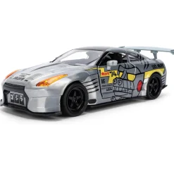 2009 Nissan GT-R (R35) W/Mechagodzilla Diecast Figure 1:24 Scale Diecast Model Car by Jada Toys