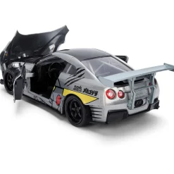 2009 Nissan GT-R (R35) W/Mechagodzilla Diecast Figure 1:24 Scale Diecast Model Car by Jada Toys