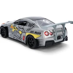 2009 Nissan GT-R (R35) W/Mechagodzilla Diecast Figure 1:24 Scale Diecast Model Car by Jada Toys
