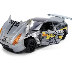 2009 Nissan GT-R (R35) W/Mechagodzilla Diecast Figure 1:24 Scale Diecast Model Car by Jada Toys