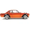 1970 Nissan Skyline (C10) Hakosuka Solido Works - Orange Metallic 1:18 Scale Diecast Model Car by Solido
