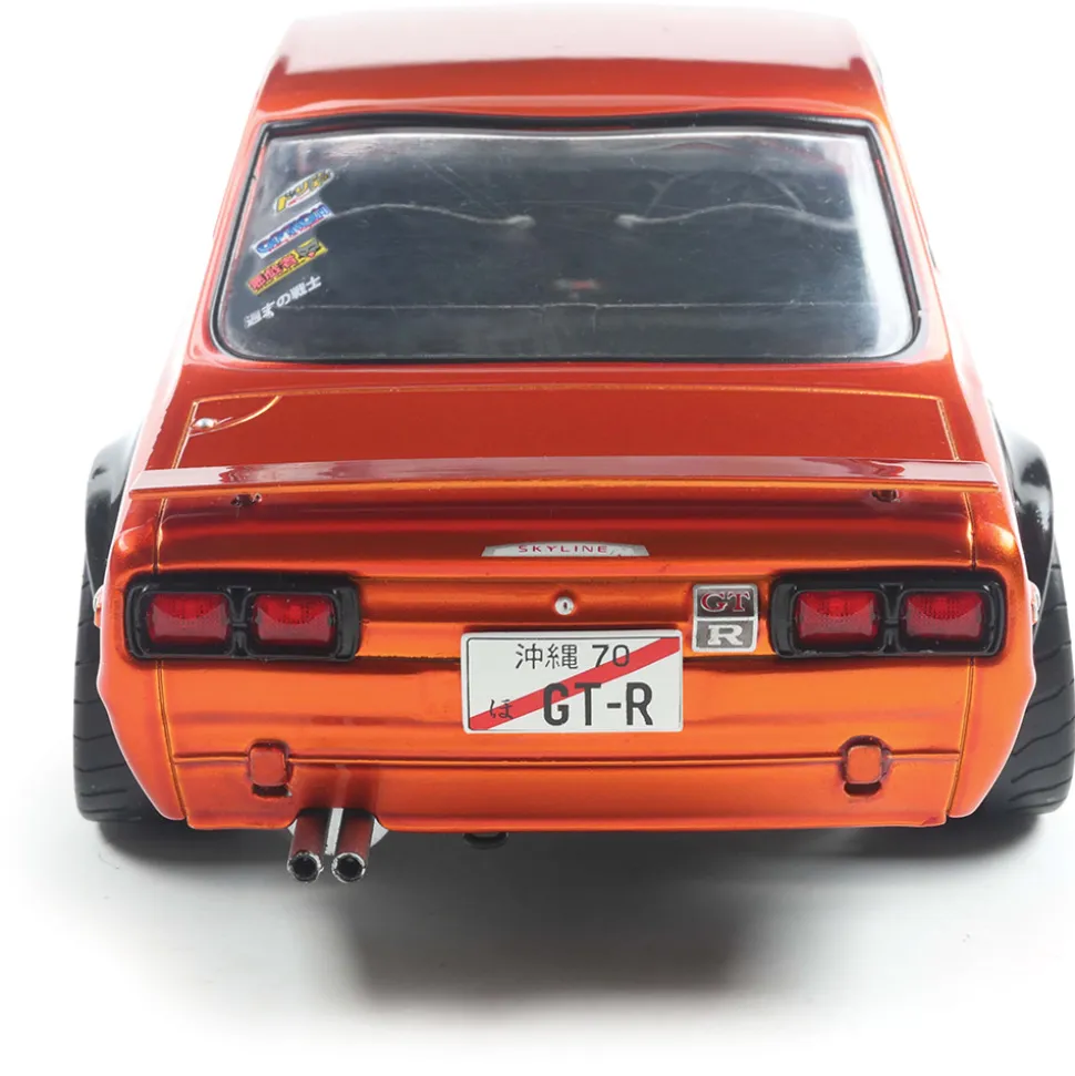 1970 Nissan Skyline (C10) Hakosuka Solido Works - Orange Metallic 1:18 Scale Diecast Model Car by Solido