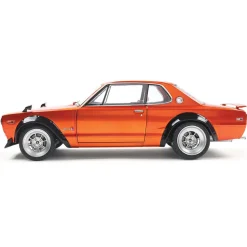 1970 Nissan Skyline (C10) Hakosuka Solido Works - Orange Metallic 1:18 Scale Diecast Model Car by Solido