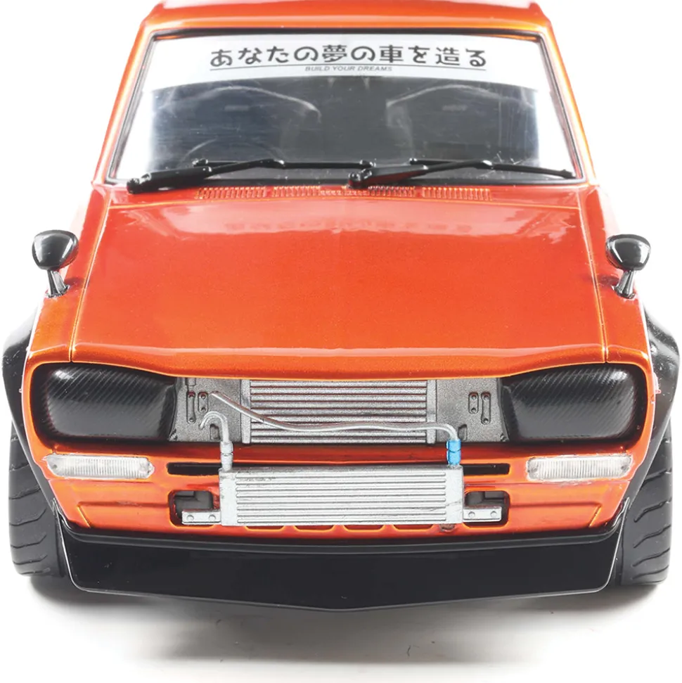 1970 Nissan Skyline (C10) Hakosuka Solido Works - Orange Metallic 1:18 Scale Diecast Model Car by Solido