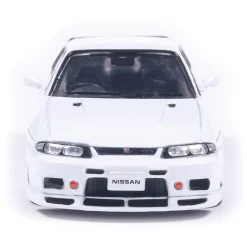 1997 Nissan Skyline GT-R R33 Nismo 400R - White 1:64 Scale Diecast Model Car by IXO Models