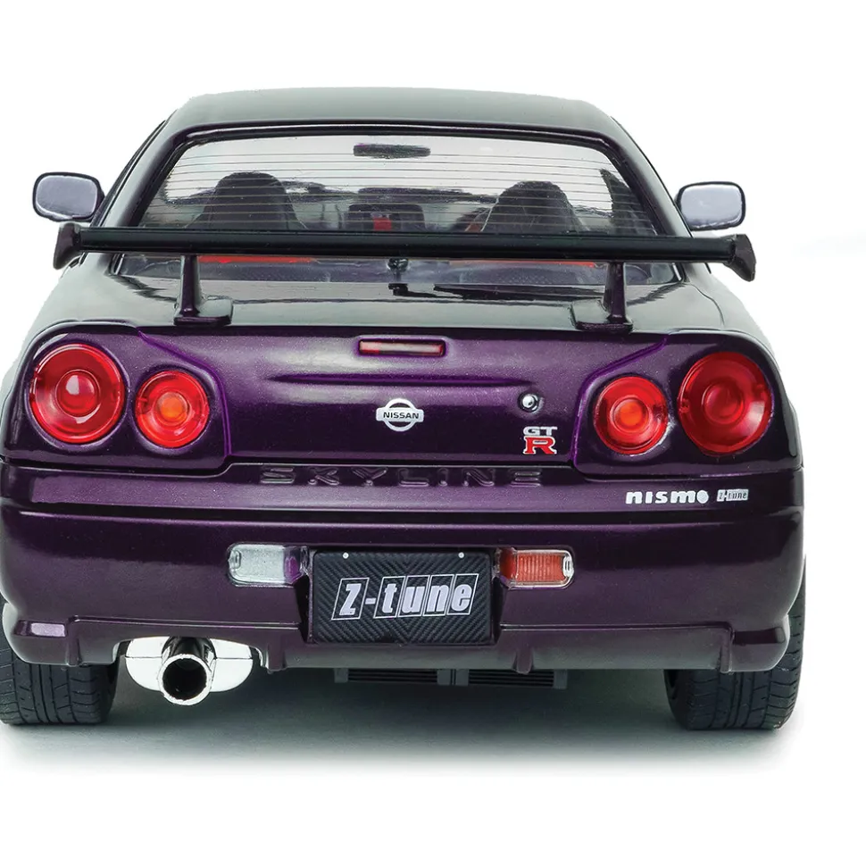 1999 Nissan Skyline (R34) GT-R Z Tune - Midnight Purple 1:18 Scale Diecast Model Car by Solido