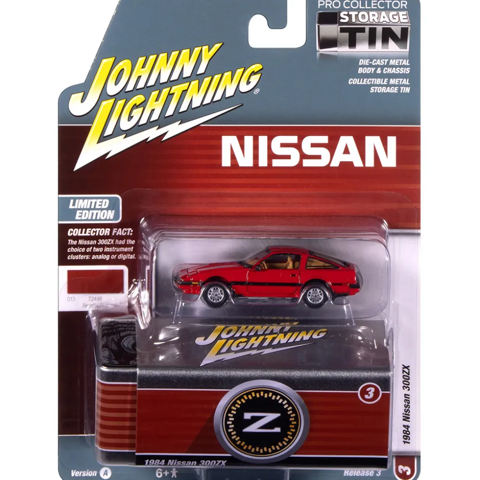 1984 Nissan 300zx - Regatta Red 1:64 Scale Diecast Model Car by Johnny Lightning
