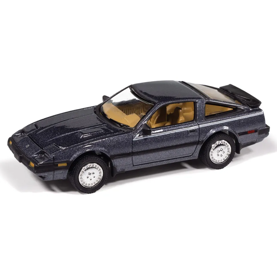 1984 Nissan 300ZX Turbo - Purple Gray Metallic 1:64 Scale Diecast Model Car by Johnny Lightning