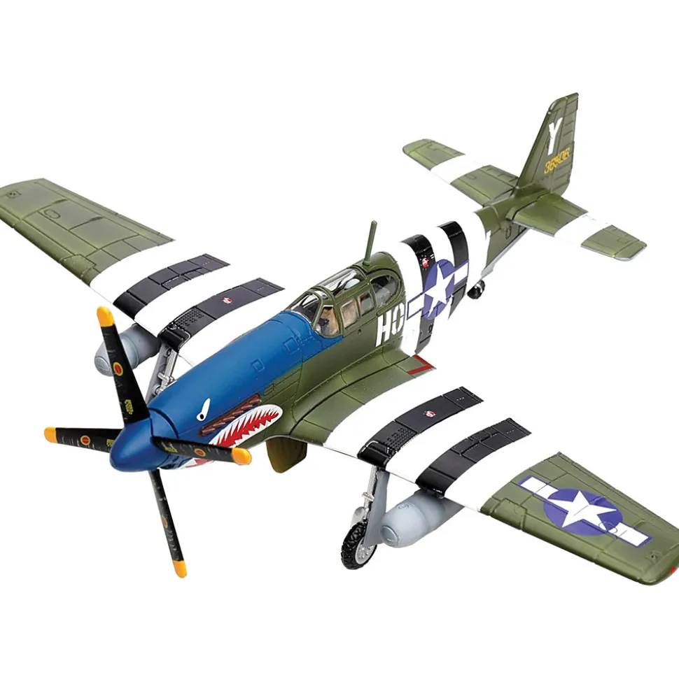 North American P-51B Mustang - John Bennett, 487th Fighter Squadron - Blue-Nosed Bastards of Bodney 1:72 Scale Diecast Metal Replica by Legion