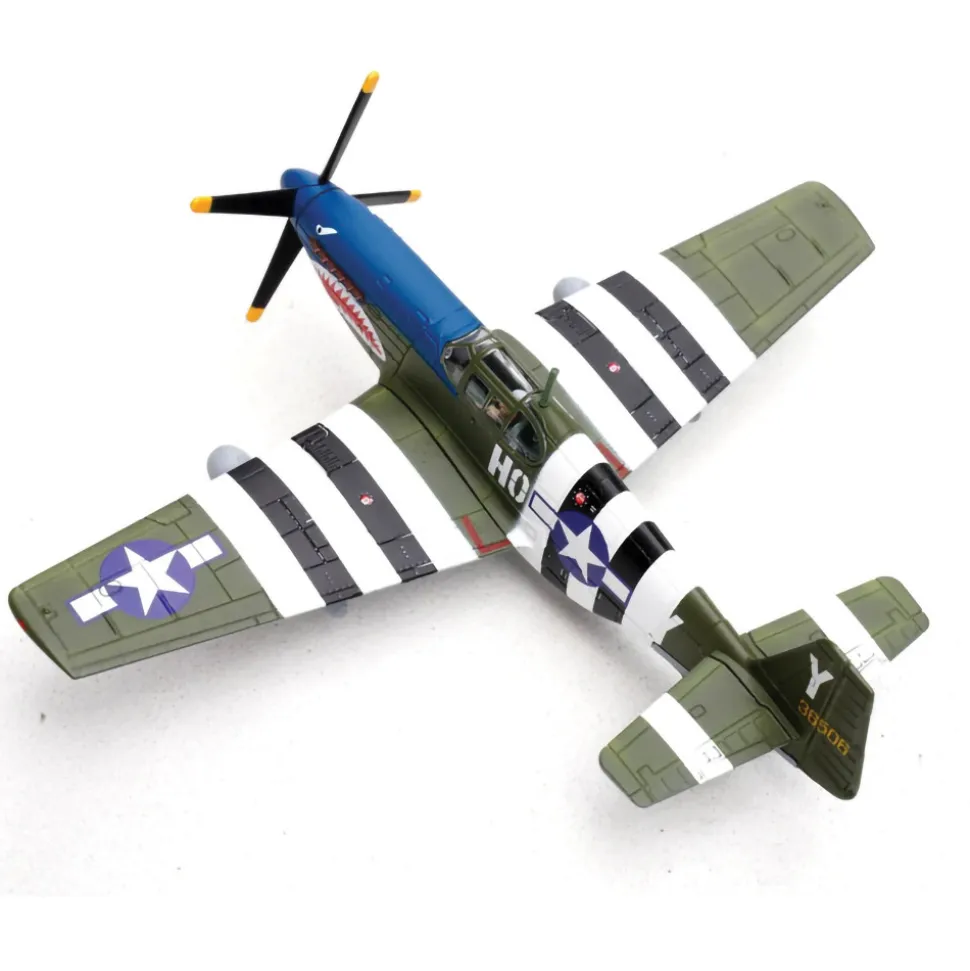 North American P-51B Mustang - John Bennett, 487th Fighter Squadron - Blue-Nosed Bastards of Bodney 1:72 Scale Diecast Metal Replica by Legion