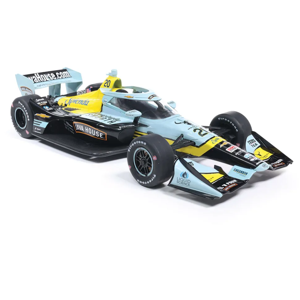 2026 NTT IndyCar Series #20 Alexander Rossi / Ed Carpenter Racing Road Course 1:18 Scale Diecast Model Car by IXO Models