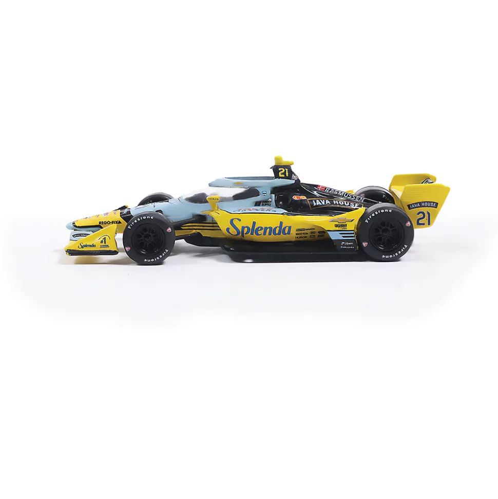 2026 NTT IndyCar Series - #21 Christian Rasmussen / Ed 1:64 Scale Diecast Model Car by IXO Models