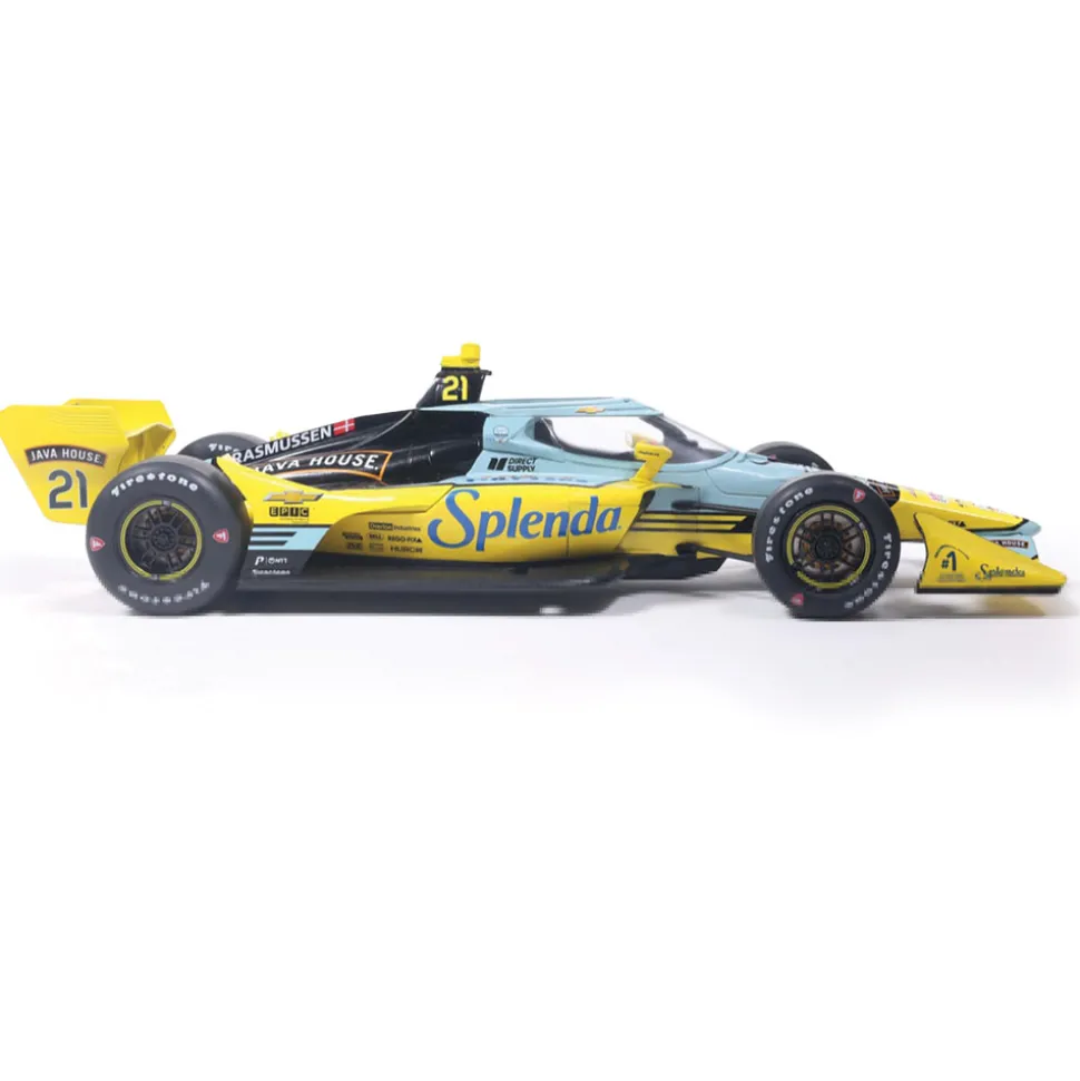 2026 NTT IndyCar Series - #21 Christian Rasmussen / Ed 1:18 Scale Diecast Model Car by IXO Models