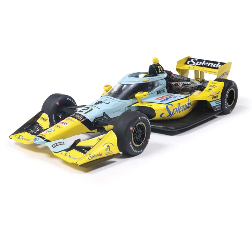 2026 NTT IndyCar Series - #21 Christian Rasmussen / Ed 1:18 Scale Diecast Model Car by IXO Models
