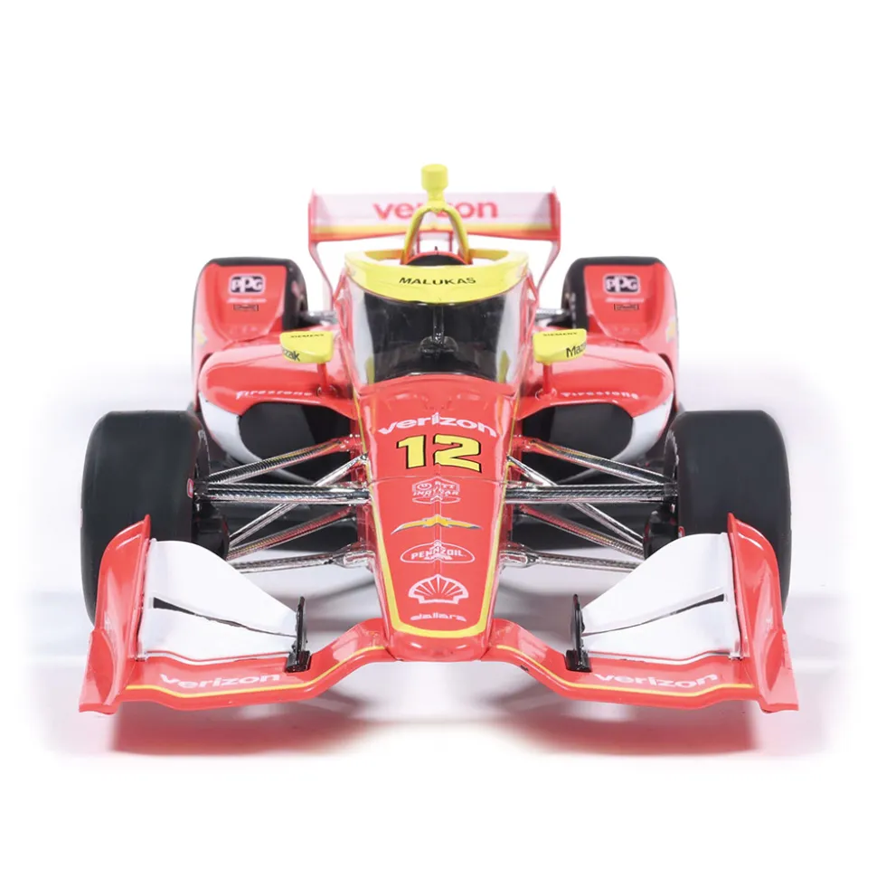 2026 NTT IndyCar Series #12 David Malukas / Team Penske Road Course 1:18 Scale Diecast Model Car by IXO Models