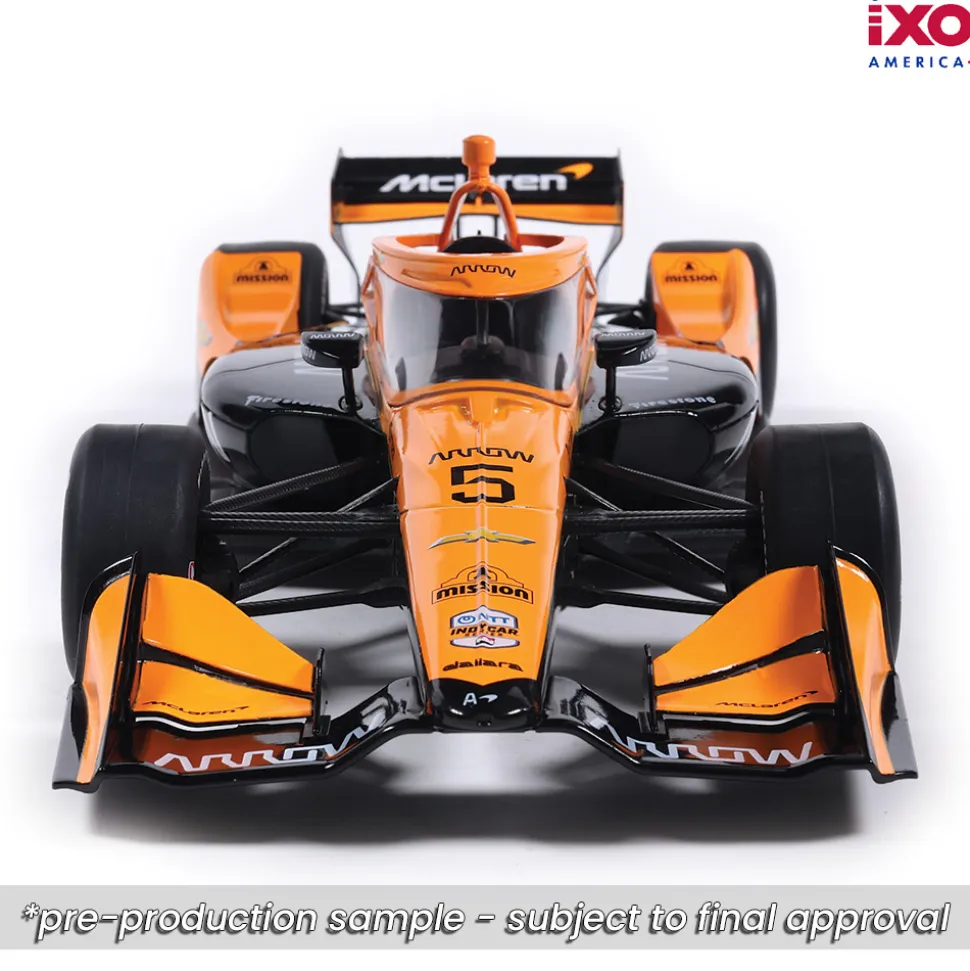 2026 NTT IndyCar Series #5 Pato O'Ward / Arrown McLaren Road Course 1:18 Scale Diecast Model Car by IXO Models