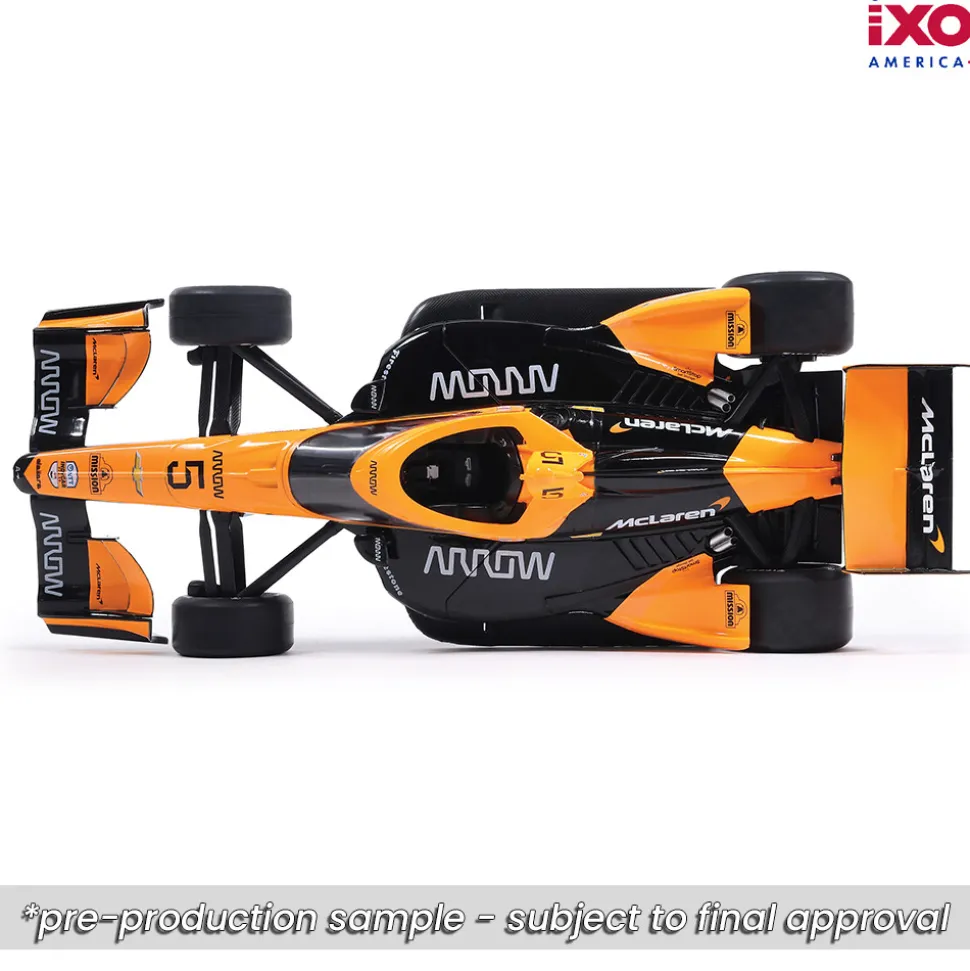2026 NTT IndyCar Series #5 Pato O'Ward / Arrown McLaren Road Course 1:18 Scale Diecast Model Car by IXO Models