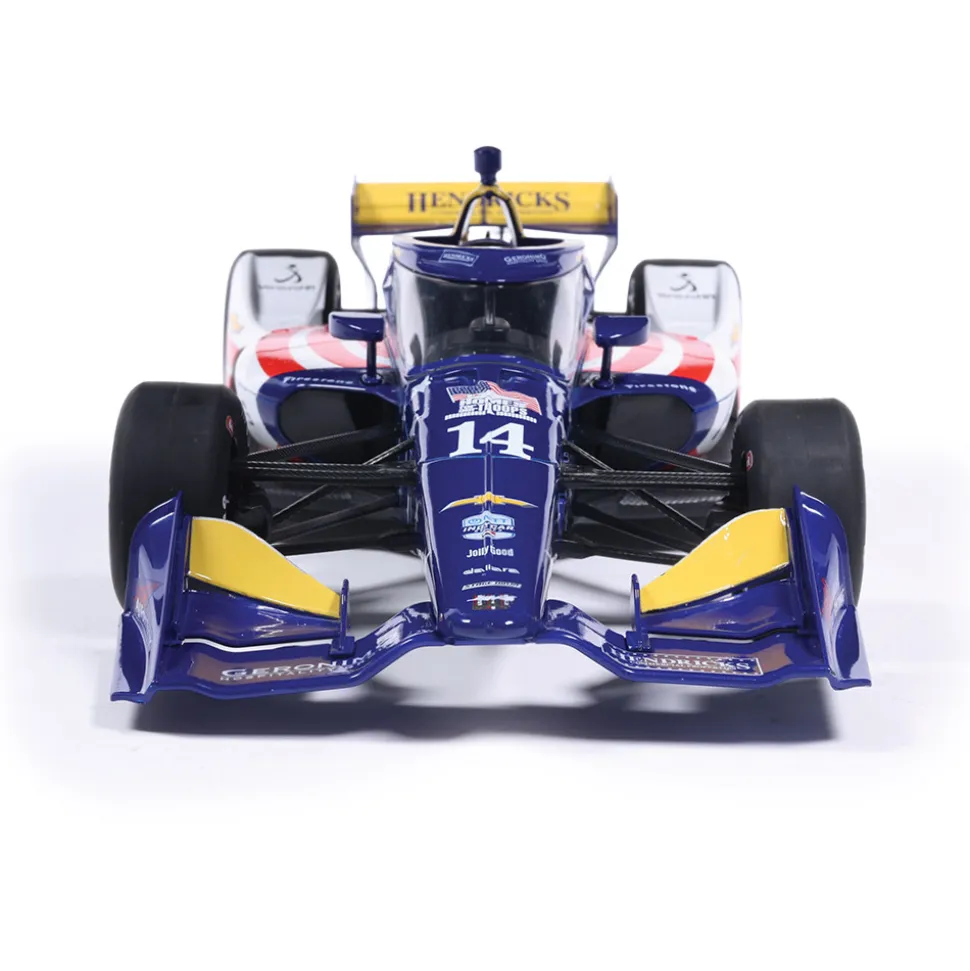 2026 NTT IndyCar Series #14 Santino Ferrucci / AJ Foyt Racing Super Speedway 1:18 Scale Diecast Model Car by IXO Models